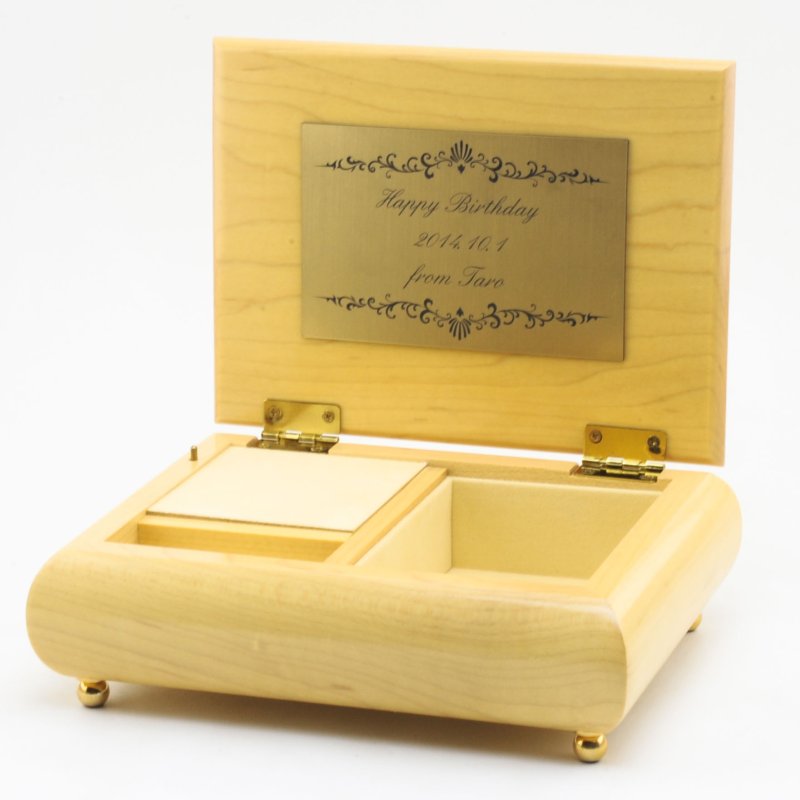 画像11: ナチュラルメープル　オルゴール (11)