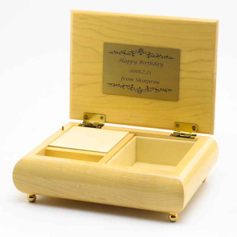 画像10: ナチュラルメープル　オルゴール (10)