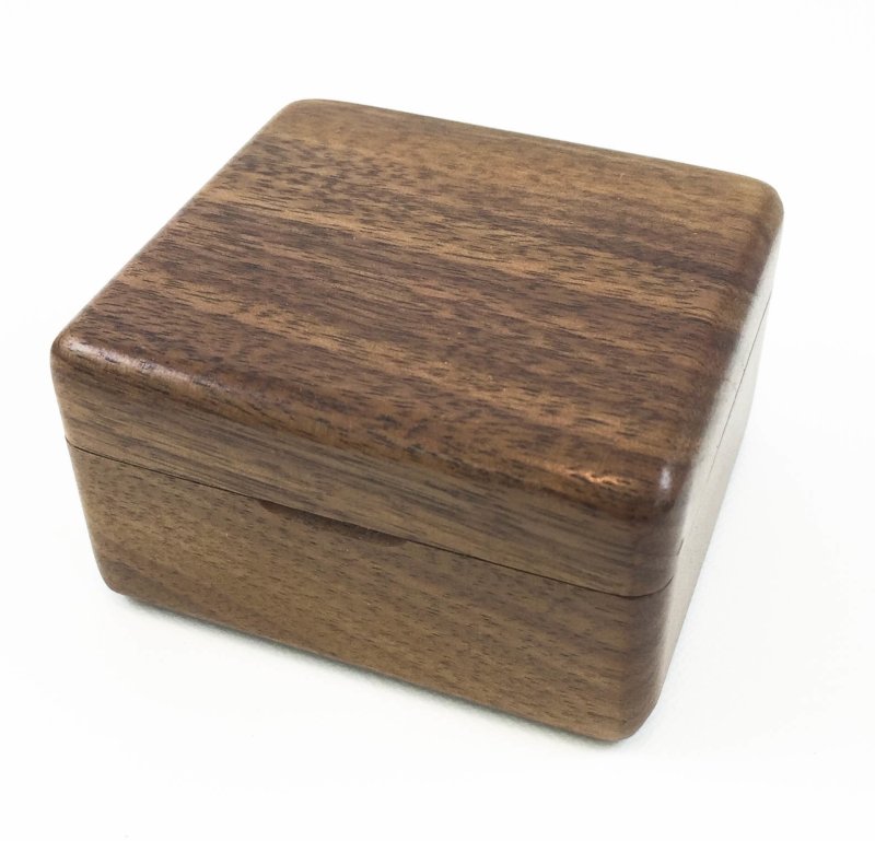 画像4: 18弁オルゴール用 スクエアウォルナットケース (4)