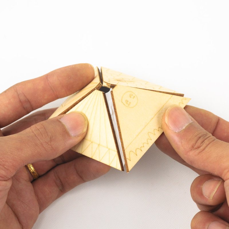 画像6: 【DIY木製パズルキットオルゴール】 メリーゴランド（ナチュラル） (6)