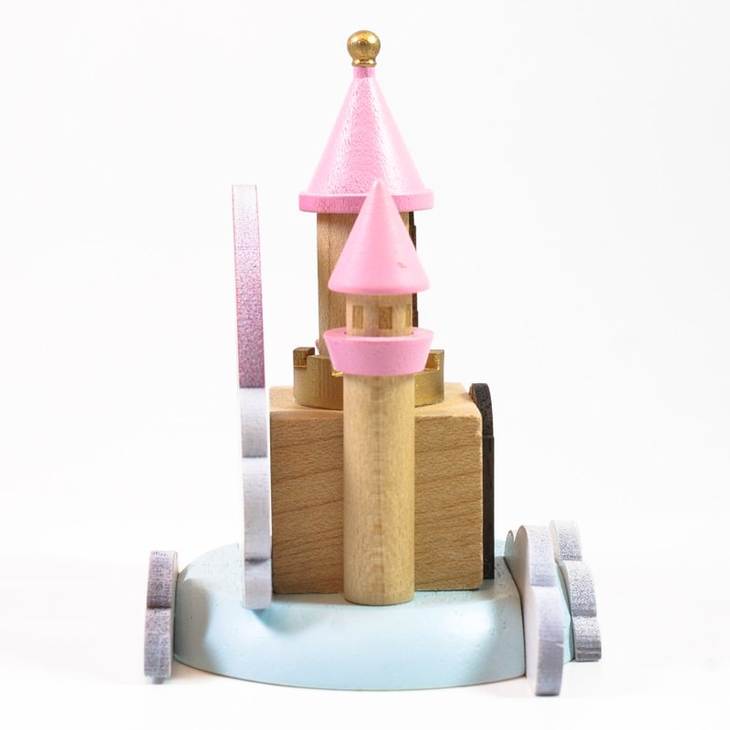 画像4: Lサイズ＊虹のお城 【 wooderful life DIYオルゴールオブジェ 】 (4)