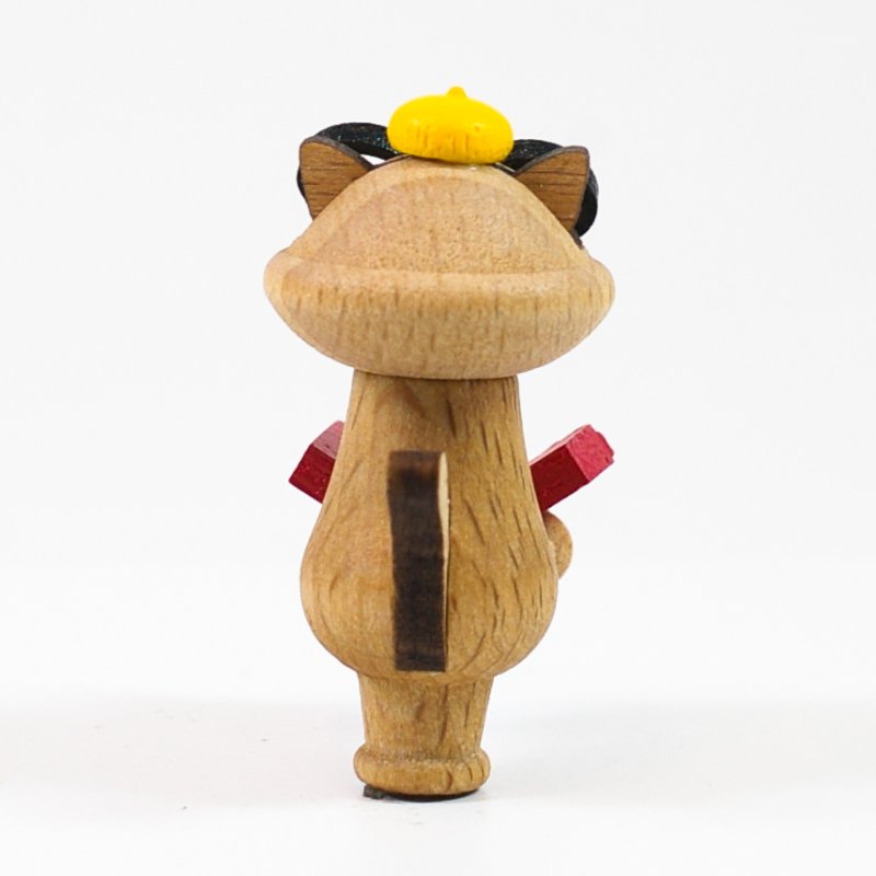 画像3: Mサイズ＊メガネ猫 【wooderful life DIYオルゴールオブジェ】 (3)