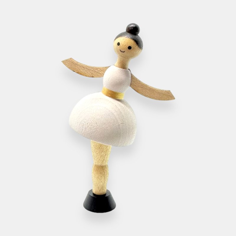 画像1: Lサイズ＊バレリーナ 【wooderful life DIYオルゴールオブジェ】 (1)