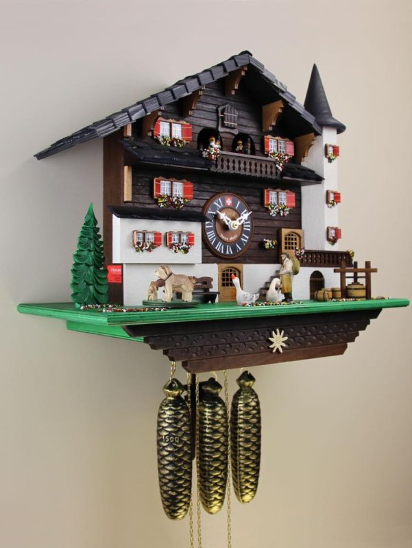 画像3: カッコー時計　ワイン農家 (3)