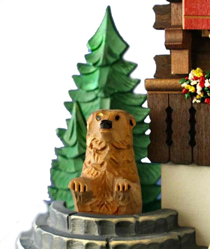 画像5: カッコー時計　クマと遭遇 (5)