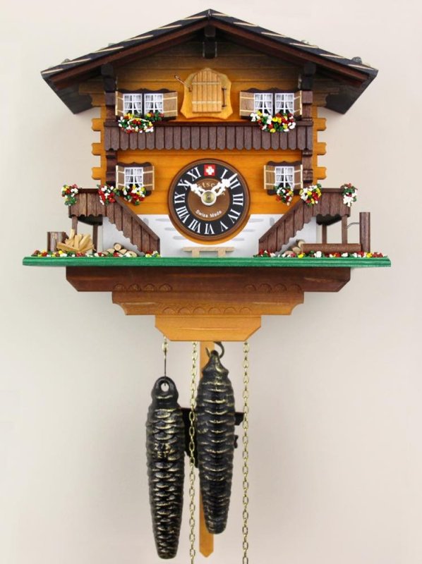 画像2: カッコー時計　ブリエンツの山小屋 -アンバー- (2)