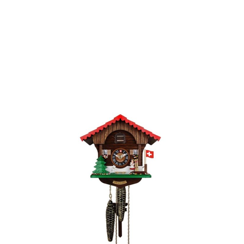 画像1: カッコー時計　ハイジと子やぎ (1)