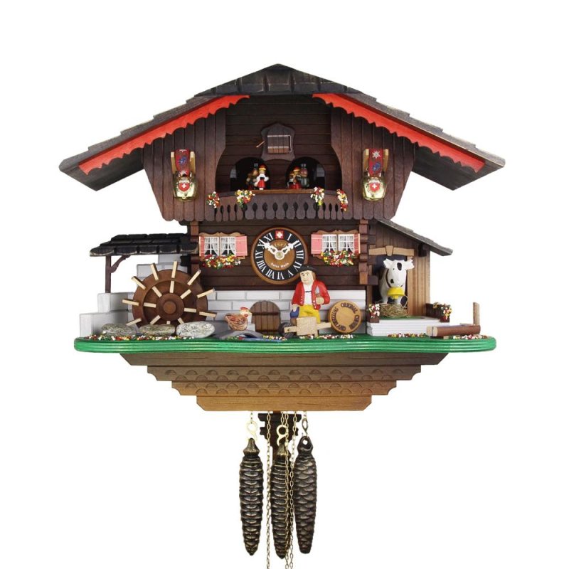 画像1: カッコー時計 　農夫の山小屋 (1)