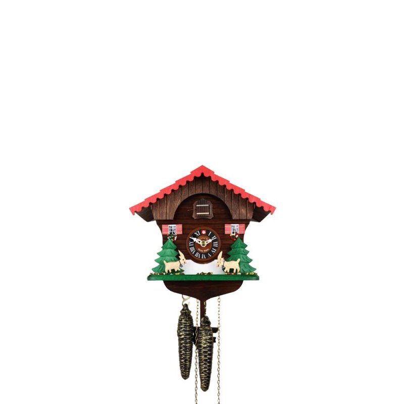 画像1: カッコー時計　ヤギの山小屋 (1)