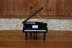 画像15: 18弁オルゴール用 木製グランドピアノケース　黒M (15)