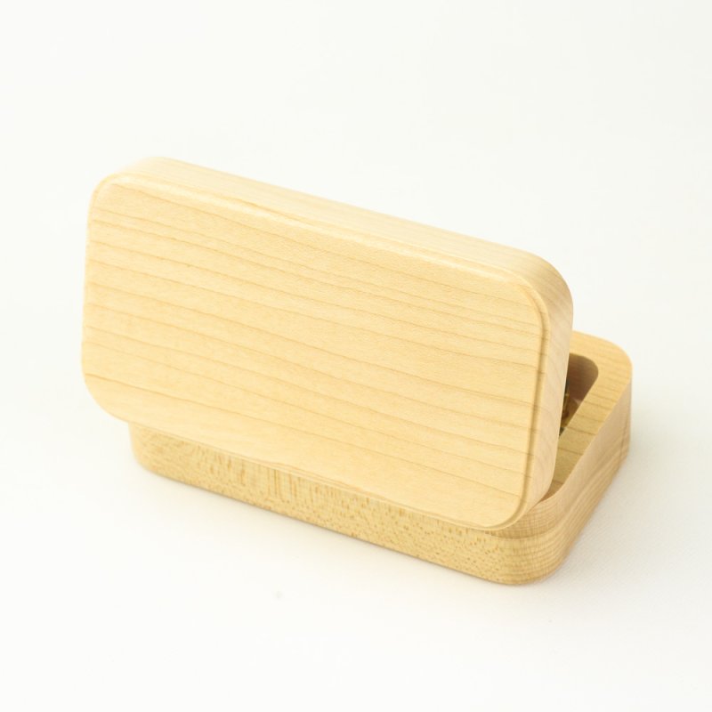 画像4: 18弁オルゴール用 リングピローボックス（メイプル） (4)