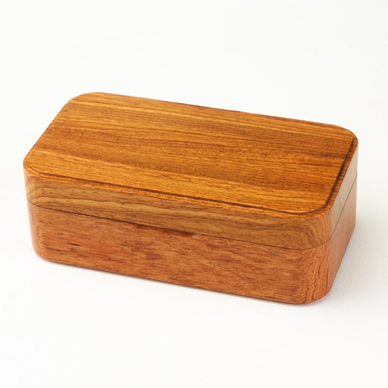 画像3: 18弁オルゴール用 リングピローボックス（ブビンガ） (3)