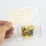 画像7: 18弁神戸オルゴール専用 クリアフォトフレームケース (7)