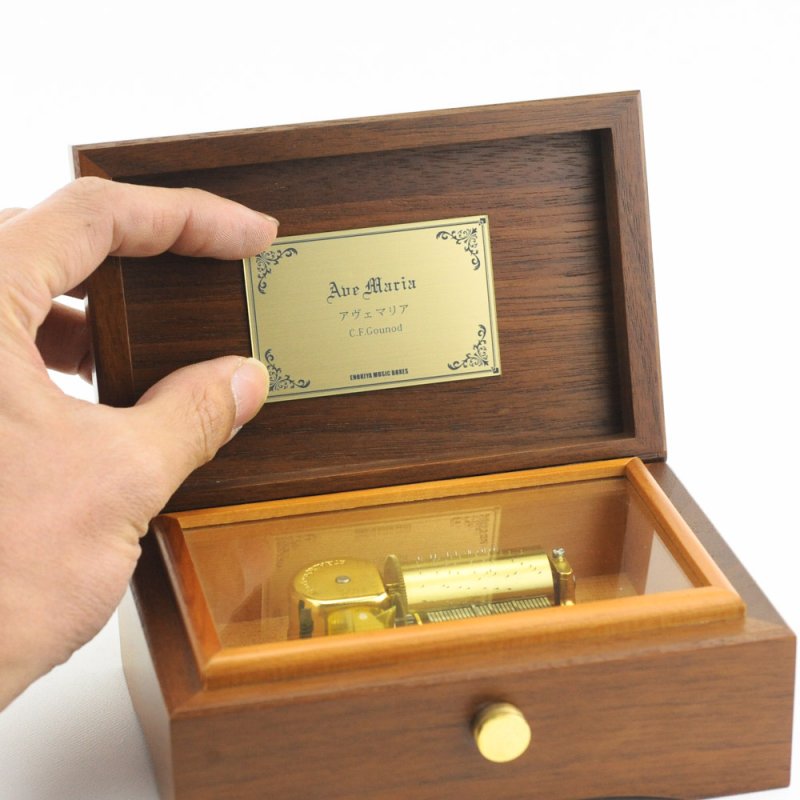 画像2: メッセージプレート　S　♪オルゴールケースにおつけします　名入れ　記念日 (2)