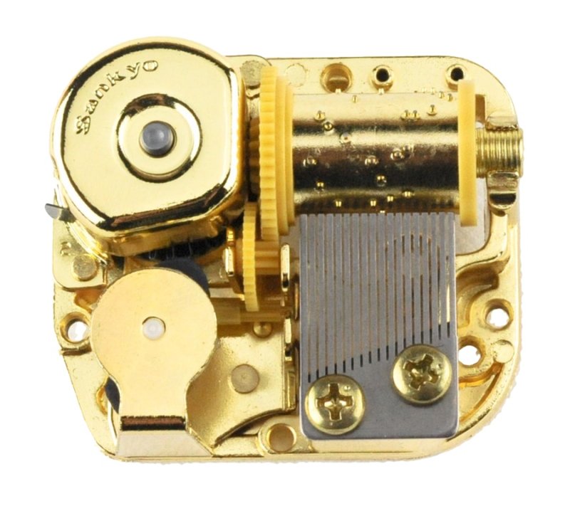 画像1: カノン(canon in D) B 18弁 スタンダードタイプオルゴール メカのみ【在庫品】(2.5sg-HKK) (1)