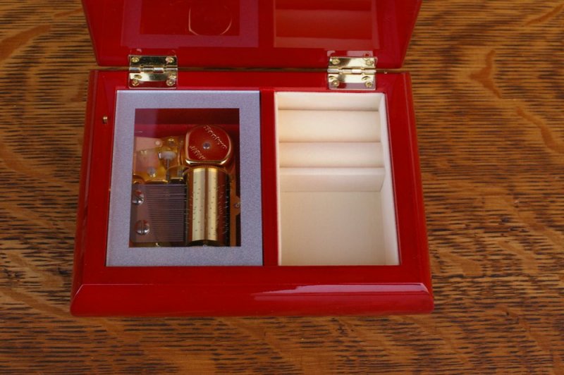 画像4: 30弁オルゴール用 ワインメイプルケース (4)