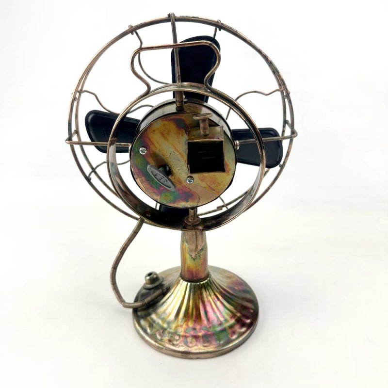 画像4: ブリキのからくりオルゴール　扇風機 (4)