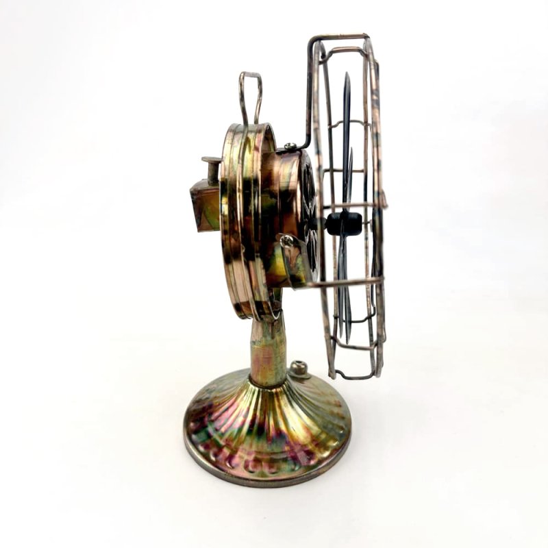 画像5: ブリキのからくりオルゴール　扇風機 (5)