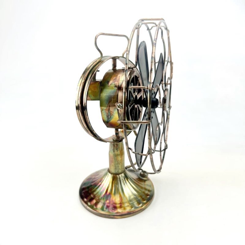 画像6: ブリキのからくりオルゴール　扇風機 (6)