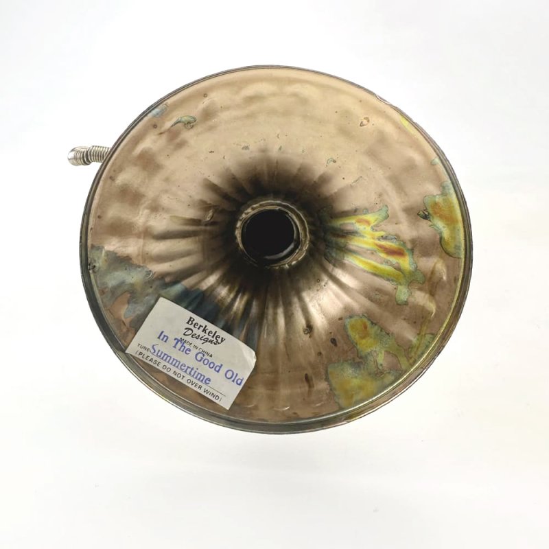 画像7: ブリキのからくりオルゴール　扇風機 (7)