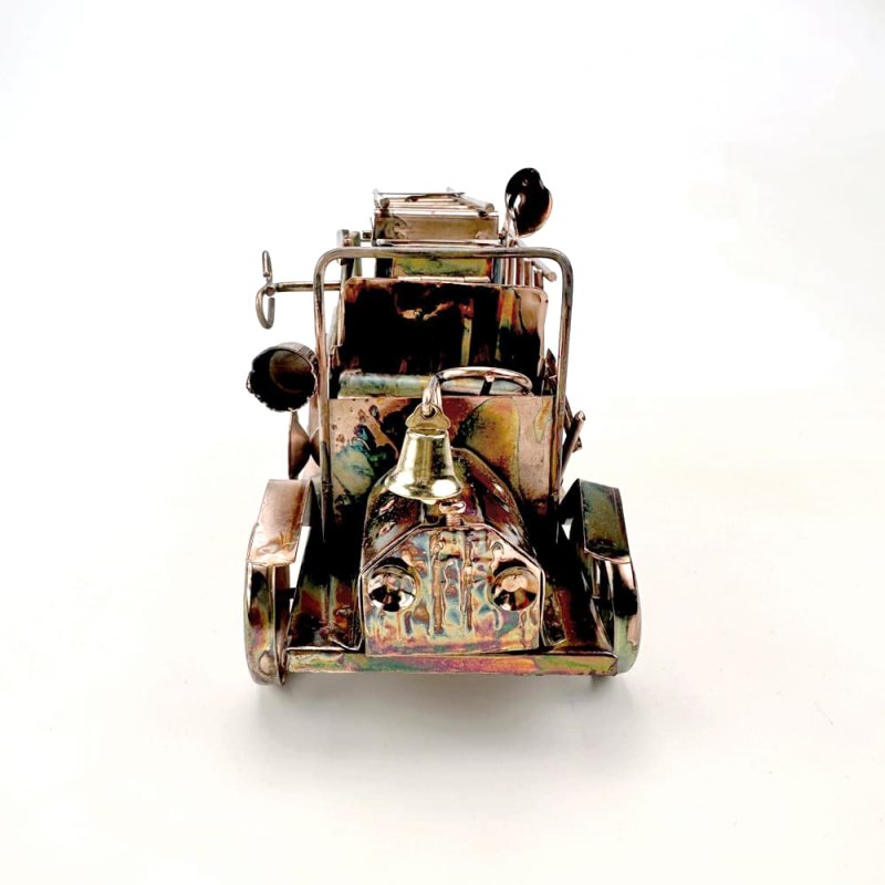 画像2: ブリキのからくりオルゴール　消防車 (2)