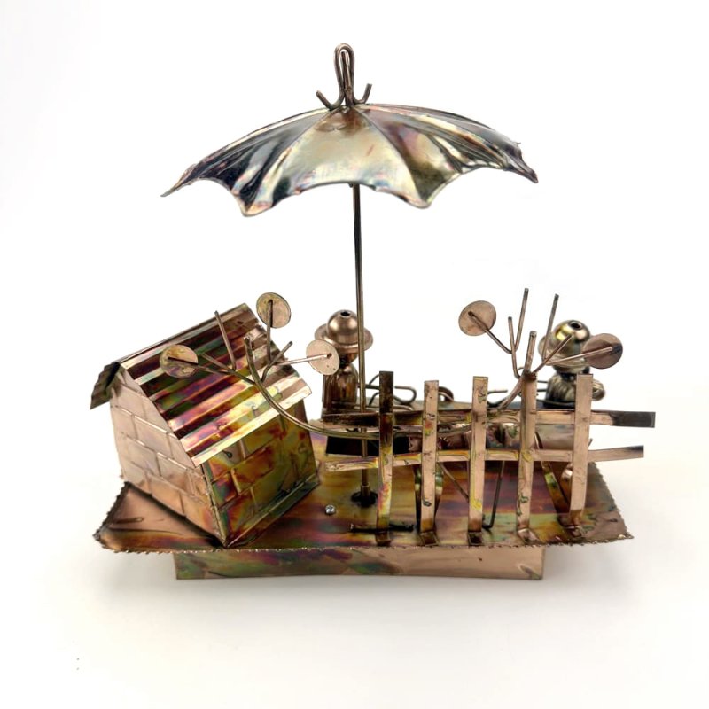 画像4: ブリキのからくりオルゴール　シーソー (4)