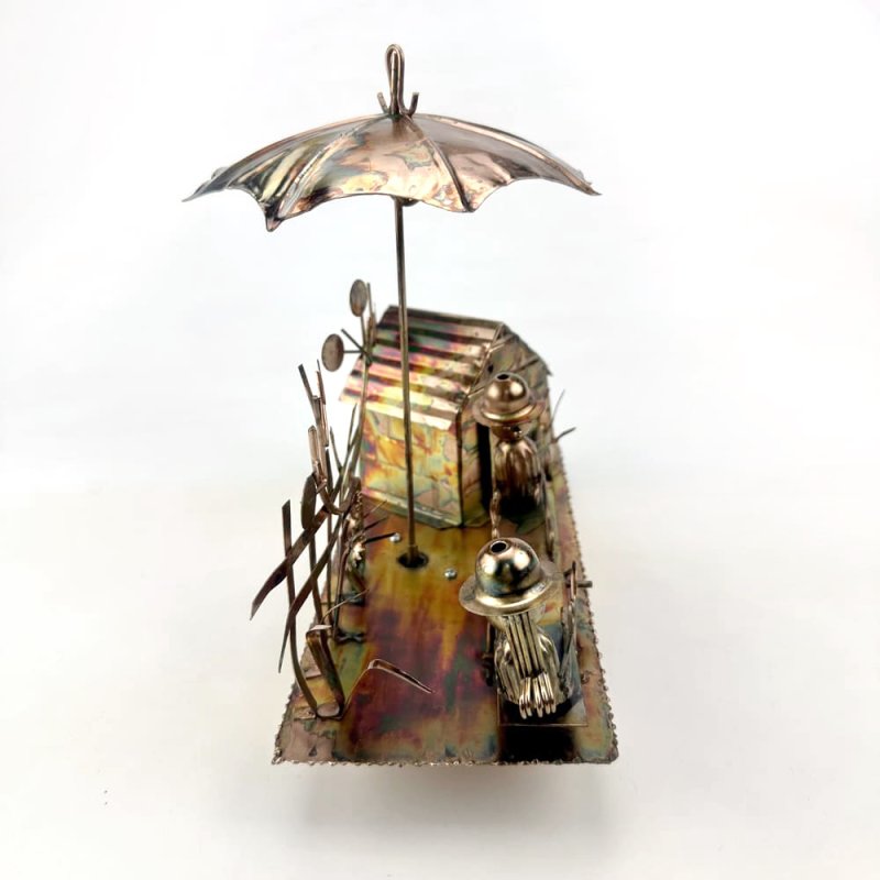 画像5: ブリキのからくりオルゴール　シーソー (5)