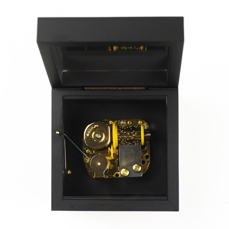 画像3: 18弁オルゴール用 スクエア90ブラック　オルゴール (3)