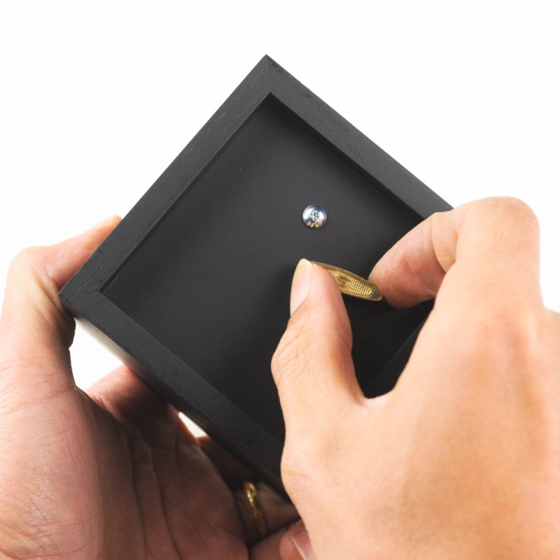 画像4: 18弁オルゴール用 スクエア90ブラック　オルゴール (4)