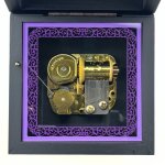 画像8: 18弁オルゴール用 スクエア90ブラック　オルゴール (8)