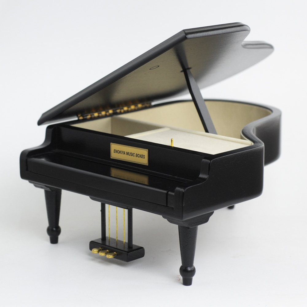 木製グランドピアノ型オルゴール